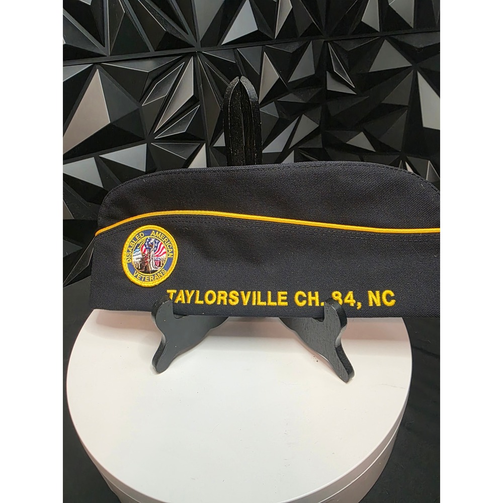 Keystone Uniform Cap DAV Hat NC 7 5/8 Disabled American Veterans Life Member